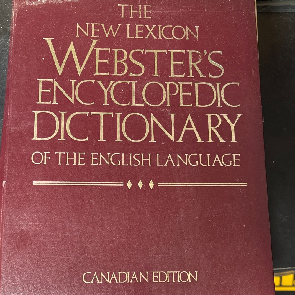 Rich Maroon Hardcover Dictionary